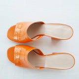 Maryam Nassir Zadeh Orange Slip Heels