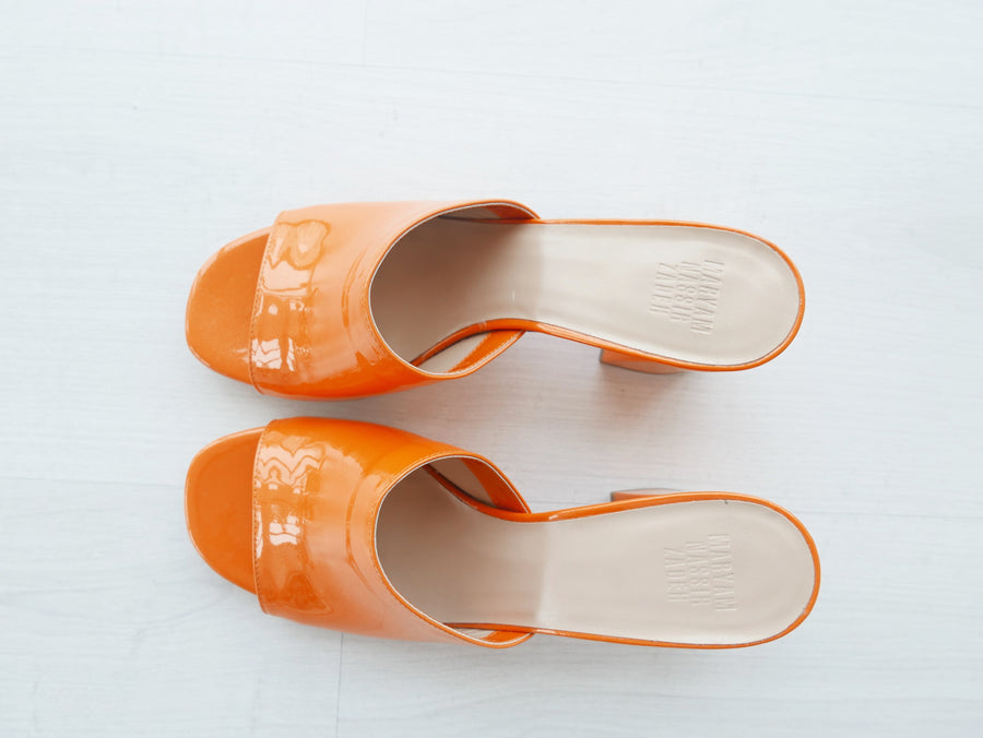 Maryam Nassir Zadeh Orange Slip Heels