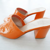 Maryam Nassir Zadeh Orange Slip Heels