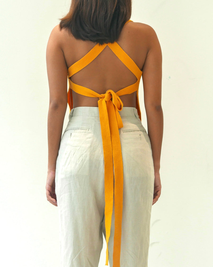 Knit Tie Back