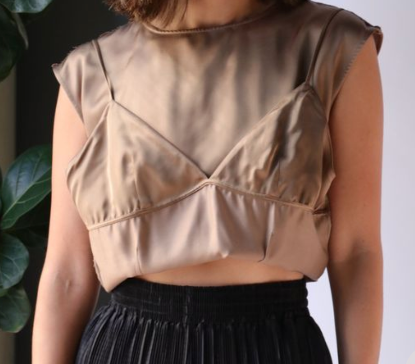Maison Margiela 2 Way Silk Top
