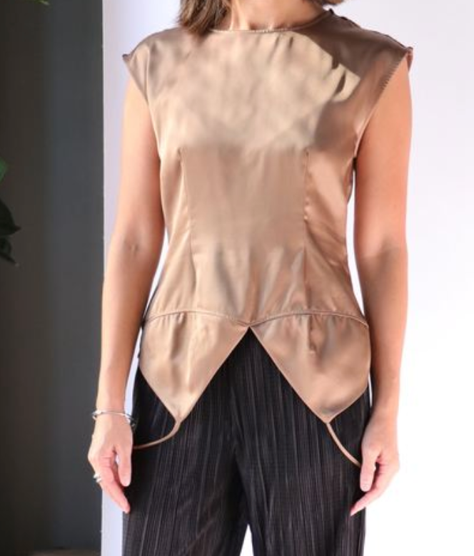 Maison Margiela 2 Way Silk Top